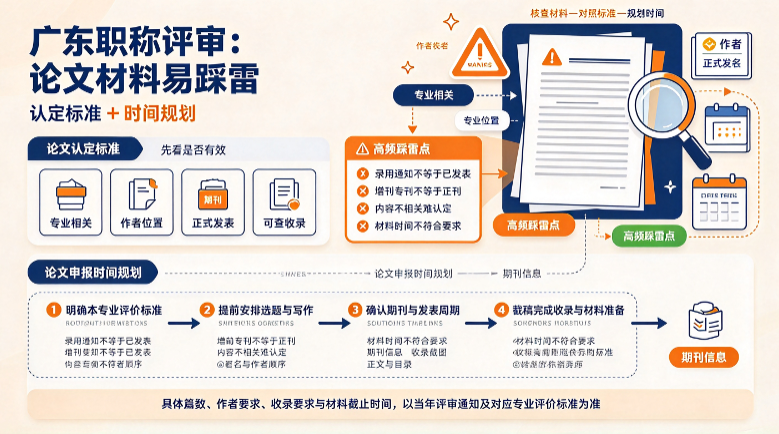 广东职称评审论文要求详解：期刊认定、查重标准、时间规划