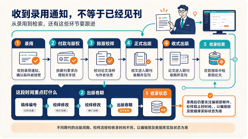 论文录用后还要做什么？录用到见刊的完整流程